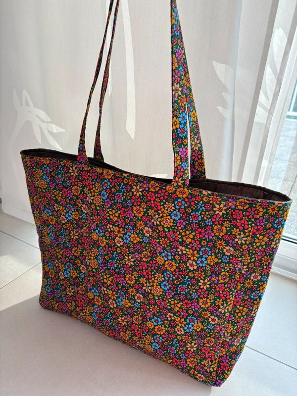 Grand sac effet matelassé