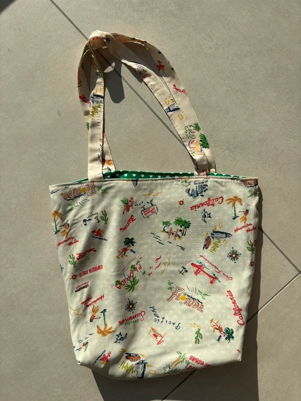 Tote bag doublé avec fond