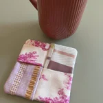 Sous-verres / sous tasse en tissu - Miniature 1
