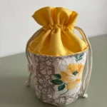 Pochon rond en tissu - Miniature 1