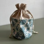 Pochon rond en tissu - Miniature 1