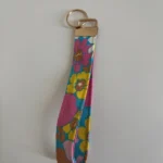 Porte-clés dragonne en tissu - Miniature 1