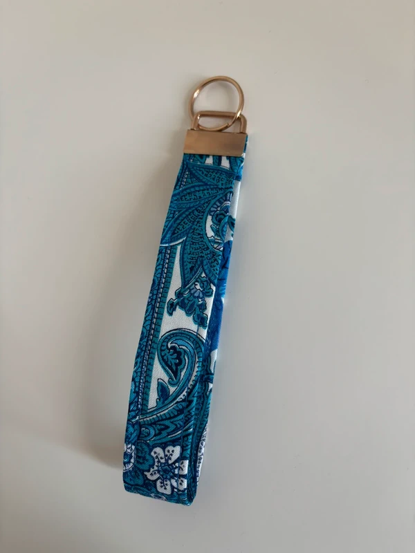 Porte-clés dragonne en tissu