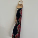 Porte-clés dragonne en tissu - Miniature 1