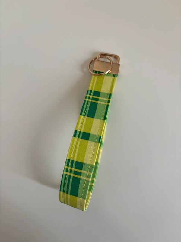 Porte-clés dragonne en tissu