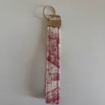 Porte-clés dragonne en tissu - Miniature 2